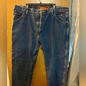 Wrangler Men's Dark Blue Relaxed Jeans